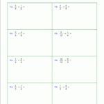 Worksheets For Fraction Addition