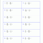 Worksheets For Fraction Addition