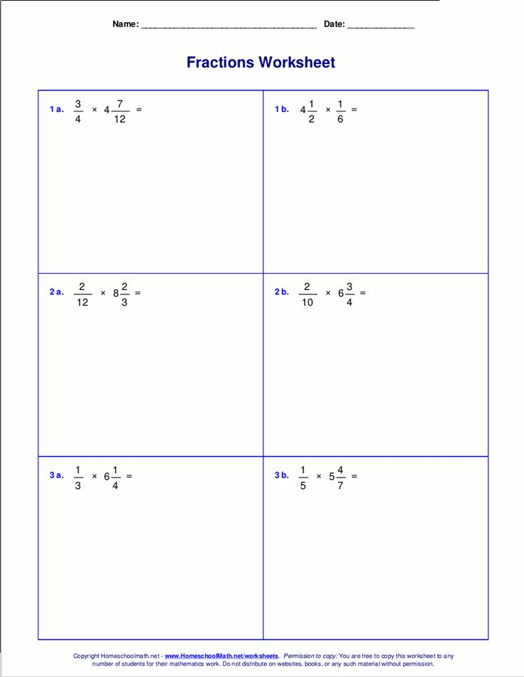 Worksheets For Fraction Multiplication Fractions Worksheets Dividing