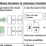 Year 5 Mixed Numbers To Improper Fractions Lesson Classroom Secrets