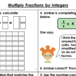 Year 6 Multiply Fractions By Integers Lesson Classroom Secrets